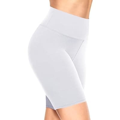 [TNNZEET] TNNZEET Biker Shorts Women - 8"/5"/3" High Waisted Tummy Control Workout Gym Spandex Booty Yoga Volleyball Shorts