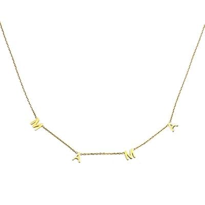 [SINYARS] Mothers Day Gifts for Mom, for Wife - 14K Gold Mama Necklace- First Mothers Day Gifts for New Mom - Hypoallergenic, Water-Resistant & Tarnish-Free - Momma Necklace for Women - For Mother to Be