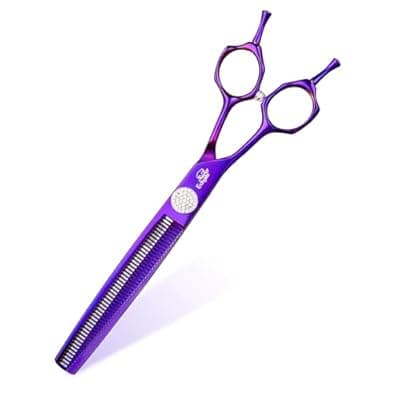 [Ethyxe] Ethyxe Dog Thinning Shears for Grooming, 48 Teeth Dog Grooming Blending Scissors, Premium 440C Steel Pet Hair Trimming Shears for Groomers, Cats & Pets, Ergonomic Handle with Jewelled Screw