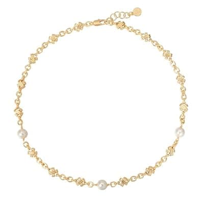 [MTMY] MTMY Beaded Necklaces for Women 14K Gold Plated Dainty Colorful Green/Rose Beaded Pearl Choker Necklace Delicate Boho Choker Necklace Jewelry Gift