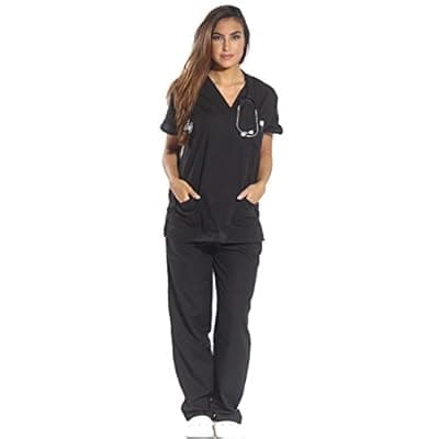 [Just Love] Just Love Women's Six Pocket Medical Scrubs Set (V-Neck with Cargo Pant)