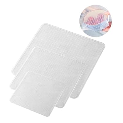 [Oniapro] Silicone Bowl Lids with 3 Different Size, Reusable Suction Seal Covers for Food Storage in Fridge, Splatter Guard & Microwave Cover, Silicone Stretch Lids for Bowls, Cups Food Covers Kitchen Gadgets