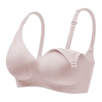 [haakaa] haakaa Nursing Bras for Breastfeeding, Ultra Comfort Jelly Strip“ Supportive Maternity Bras Wireless Pregnancy Bras