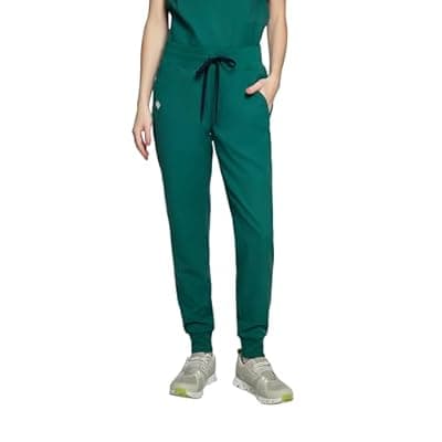 [LAMBDA ACADIA] LAMBDA ACADIA Sutton Jogger Scrub Pants for Women – 6 Pockets, Comfort, Stylish, Hi-Stretch, Classic Fit