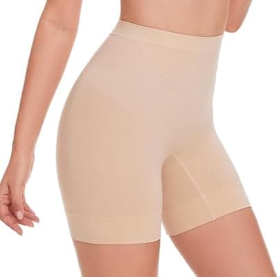 [ForeverShaper] ForeverShaper Tummy Control Shapewear Shorts for Women Mid Waist Body Shaper Butt Lifting Thigh Slimmer Under Dresses