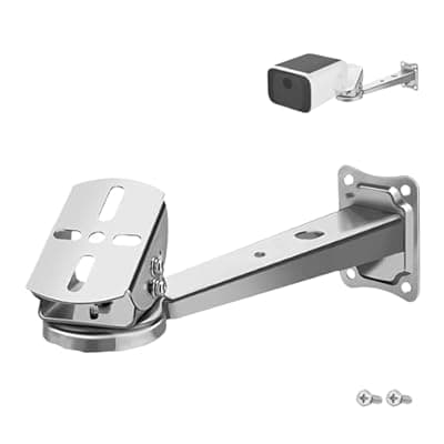 [XHNKEG] Surveillance Camera Wall Mount Pole Mount Surveillance Camera Ring Stainless Steel Camera Mast Mount Wall Mount for Outdoor and Other Cameras