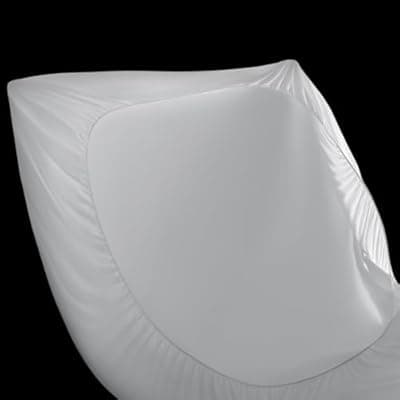 [Acnalboma] King Mattress Protector Tencel Luxury 100% Waterproof Mattress Protector,Silky Soft & Breathable,Noiseless Cooling Mattress Pad Cover Fitted 18" Deep Pocket(White,78.5"x80")