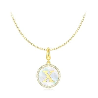 [Veskicy] Veskicy AAAAA Grade Artificial Zircon Inlaid Pendant Necklace for Women - Rainbow Mother-of-Pearl, Adjustable Size, and Beautiful Gift Box - Ideal Christmas Gift for Her, Friends, Sisters, and Moms