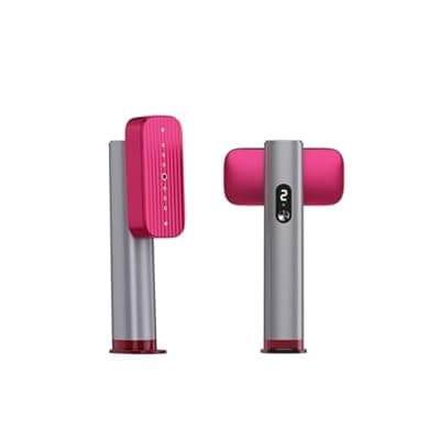 [nesmar] G5 Pro Smart Handheld Steamer for Clothes – Global Voltage Adaptation(100-240V), 1200W Palm-Sized & Lightweight (1lb), Dual Steam Modes, Auto Shut-Off for Travel & Home(Sliver Grey)