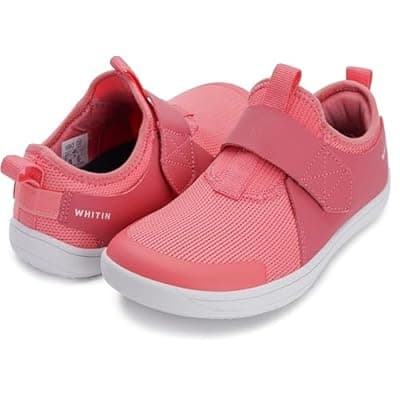 [WHITIN] WHITIN Little/Big Kid Wide Width Barefoot Shoes | Boys/Girls Minimalist Elastic Opening Sneakers | Flexible- Zero Drop Sole