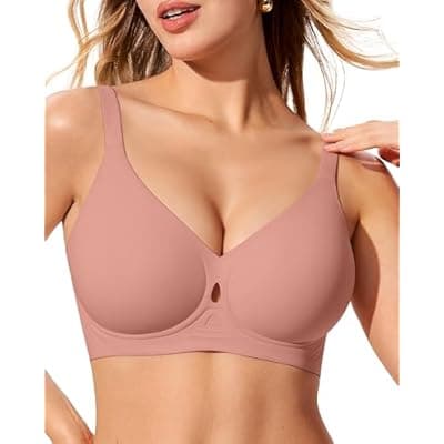 [LetsJoli] LetsJoli Wireless Bras for Women No Underwire Jelly Bras Seamless Push Up Full Coverage Bralettes Comfortable Everyday Bra