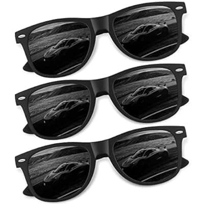 [CGID] CGID Retro Polarized Sunglasses Men Womens Lightweight Black Shades UV400 Driving Fishing Golf