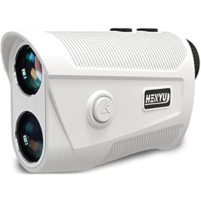 [HENYU] Golf Rangefinder with Slope - 1200 Yard Laser Range Finder for Golfing & Hunting, High-Precision Flag Locking Vibration, 7X Magnification, USB-C Rechargeable, Built-in Magnetic Strip