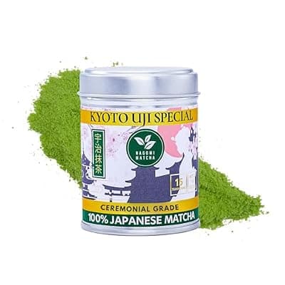[Nagomi Matcha] Nagomi Matcha Organic Superior Ceremonial Grade Matcha Green Tea Powder - 100% Authentic Japanese First Harvest from Uji, Kyoto (30g / 1.06oz)