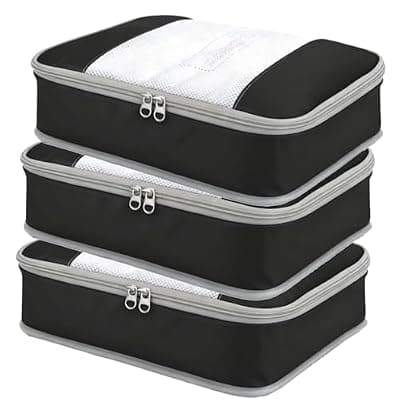 [POPPAP] Packing Cubes for 26" Suitcase Travel Luggage Organizers - Travel Organizer Bags Luggage Clothes Accessories Storage Carry on Suitcase Packing Pouches Bag For Men Women Kids 1/4X3PACK