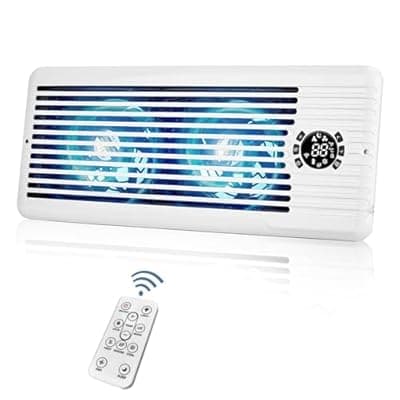 [TMYICE] TMYICE Register Booster Fan for 4" x 10" Register Holes, Smart AC Vent Booster Fans Improves Heating & Cooling with Remote and Thermostat Control,10-Speed Quiet Vents Fan for Floor Ceiling
