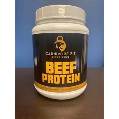 [Carnivore Fit Since 2025] Carnivore Fit Beef Protein Powder, 26g Protein Per Serving, 30 Servings, Hydrolyzed Bovine Collagen, 929.7g