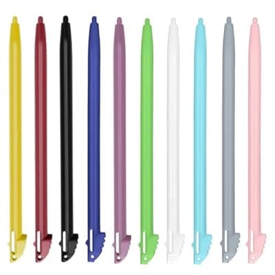 [OUDQFCJ] OUDQFCJ Game Console Stylus Pen (10 Pieces), DS Compatible Pen, Game Console Accessories, Smooth and Accurate Touch Screen Operation