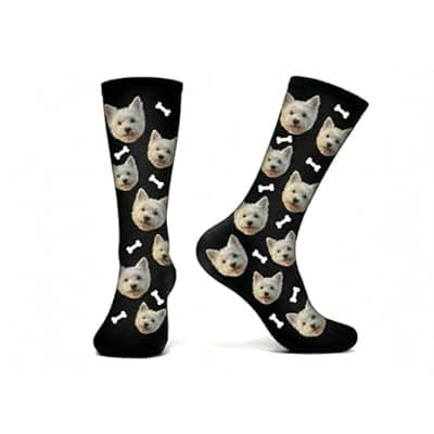 [NYLGOXITK] NYLGOXITK Customized pet socks - Personalized and fun pet-themed socks. They can be used as decorations for pets like cats and dogs, and are a very meaningful gift.