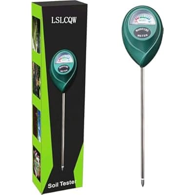 [LSLCQW] LSLCQW Soil Moisture Meter, Plant Water Monitor, Hygrometer Sensor for Gardening, Farming, Indoor and Outdoor Plants, No Batteries Required