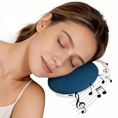 [ALEELAI] Under Pillow Speaker - Mini Portable Bluetooth Pillow Speaker for Sleeping with White Noise, Timer Ultra-Thin Wireless Sleep Aid Headphones for Adults, Kids, Side Sleepers