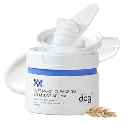 [ddg] ddg Soft Moist Cleansing Balm-Makeup Remover Balm for Sensitive Skin,Eye Makeup Remover & Facial Cleanser for Waterproof Makeup Removal,Oil Based Balm,Nourishing & Hydrating,3.38 fl oz/100ml