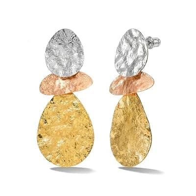 [MUMREUES] MUMREUES 14K Gold/Silver Plated Earrings for Women Trendy Hypoallergenic Chunky Statement Stud Earrings Dainty Elegant Dangle Drop Dangly Dangling Big Long Boho Stack Unique Earrings Everyday Jewelry