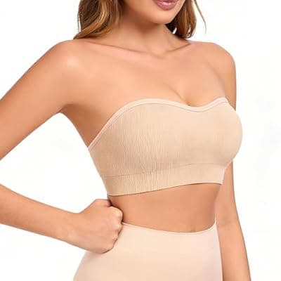 [Finduself] Finduself Strapless Bras for Women Including Clear Straps