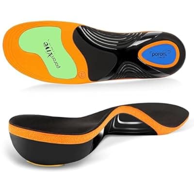 Heavy Duty Plantar Fasciitis Relief Orthotics,High Arch Support Insoles for Women Men, Flat Feet Orthotic Insert,240+lbs Work Boot Shock Absorbing Shoe Insole for Standing All Day,XS