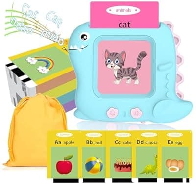 [Winbaby] Talking Flash Cards for Toddlers 1 2 3 4 Year Olds, Montessori Learning Toys with 336 Words, Educational Birthday Gifts.