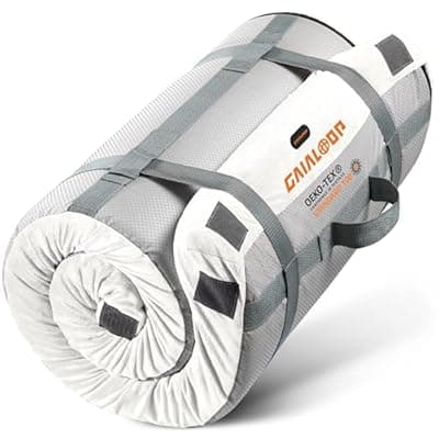 [Gaialoop] Floor GAIALOOP Memory Foam Car Camping Bed Glamping Roll Up Futon Mattress, Japanese Floor Sleeping Mat Camp Cot Mattress Pad Travel Guest Side Sleepers [Cot: 72 * 24 * 3'']