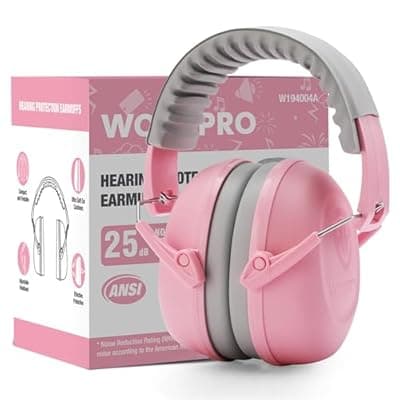 [WORKPRO] WORKPRO Noise Cancelling Headphones for Kids, NRR 25dB Kids Ear Protection, Autism Noise Reduction Ear Muffs