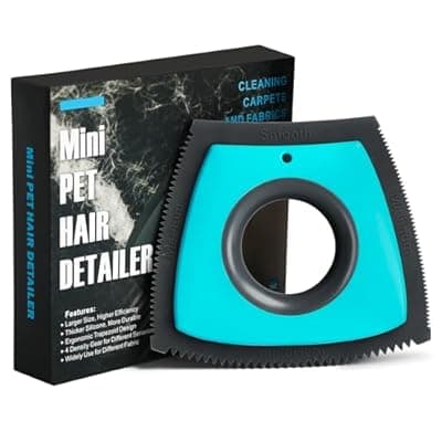 MAVRIZ Mini Pet Hair Removal Tool, Rubber Blade Dog Hair Remover for Car, Carpet, Furniture - Reusable Lint Brush Fur Remover