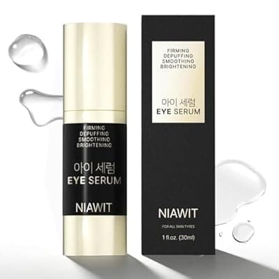 [NIAWIT] NIAWIT Eye Serum - Advanced Anti-Aging Under Eye Care for Dark Circles, Puffiness and Fine Lines - Deeply Hydrating and Firming Formula to Brighten and Revitalize Tired Eyes, All skin Types 1 Fl.Oz