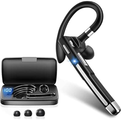 [Hsility] Hsility Bluetoth Earbuds with Mic for Office 270 Degree Rotatble Wireless Earbuds for Truck Driver