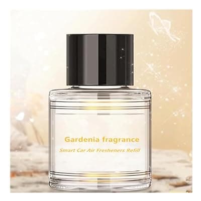 [ZYCZFC] 50ML Smart Car Air Fresheners Refill JK577/579 Dedicated Perfume Refill Car Diffuser Refill Can be Used for 3-5Months Made with Natural Plant Extracts (Gardenia fragrance)
