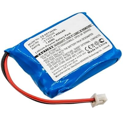 [Henhaoro] Henhaoro Replacement Battery PL-762229 V2015-E05 for Educator ET-300 ET-302 Dog Collar, 3.7V 400mAh Li-Polymer