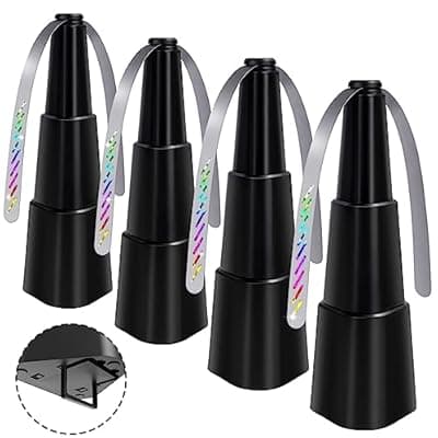 [KTDRJN] KTDRJN Fly Fans for Tables,Food Indoor Outside,4 Pack Portable Outdoor Picnic Fan,Batteries Powered Table Restaurant, Party, Home,Outdoor Dinner(Black)