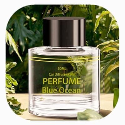 [ZYCZFC] Smart Car Air Fresheners Refill 50ML Made with Natural Plant Extracts Compatible with Various Car Diffuser Refill Universal Perfume Available for 3-5 Months (Blue Ocean)