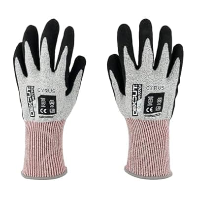 CYRUS Nitrile Gardening Gloves for Women＆Men, Thorn-Proof Garden Gloves,Work for Yard Garden, Weeding, Digging, Pruning