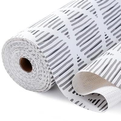 [CLENAT] CLENAT Drawer and Shelf Liner for Kitchen Cabinets, 11.8IN x 30FT Non-Adhesive Strong Grip Thickened Cabinet Liners for Shelves, Non-Slip Mats Shelving Paper Protect Cupboard, Dresser, Pantry | Gray