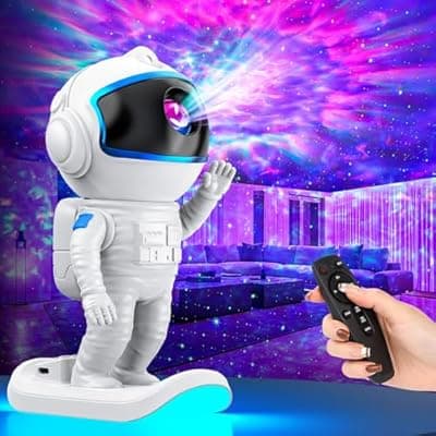 [Stbands] Galaxy Projector, Star Projector Night Light with Timer and Remote for Bedroom, Kids Room Decor, Adjustable Head Angle Nebula Ceiling Lamp, Gifts for Adults, Teens, Christmas, Birthday