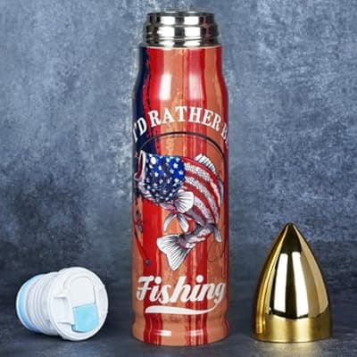 [Funslive] Funslive Fishing Gifts for Men Dad - Easter Anniversary Birthday for Husband Mens Gifts Ideas - 17 oz Cool Bullet Tumbler Presents - Gift for Mens Who Have Everything - Husband Him Dad Gifts 2026
