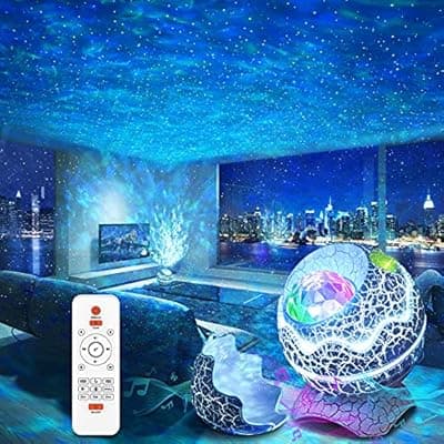 [Rossetta] Rossetta Star Projector, Galaxy Projector for Bedroom Nebula Night Light Projector with White Noise, Bluetooth Speaker, Timer and Remote, Room Decor, Gifts for Kids, Adults, Birthday, Party, Easter