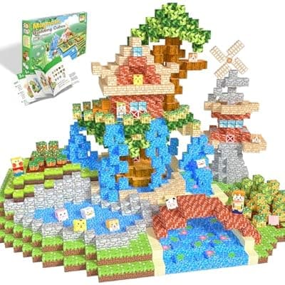 [Rurvale] Rurvale Magnetic Blocks 1 Inch - 150PCS, Magnet Building Cubes, Preschool Montessori STEM Learning Sensory Toys for 3+ Year Old Boys Girls Birthday Gift, Toys for Kids Aged 3 4 6 7 8 9 10+