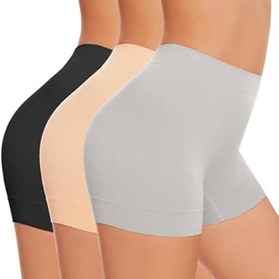UUMIAER Slip Shorts for Women Under Dresses, Anti Chafing Boyshorts Panties Shapewear Yoga Biker Shorts